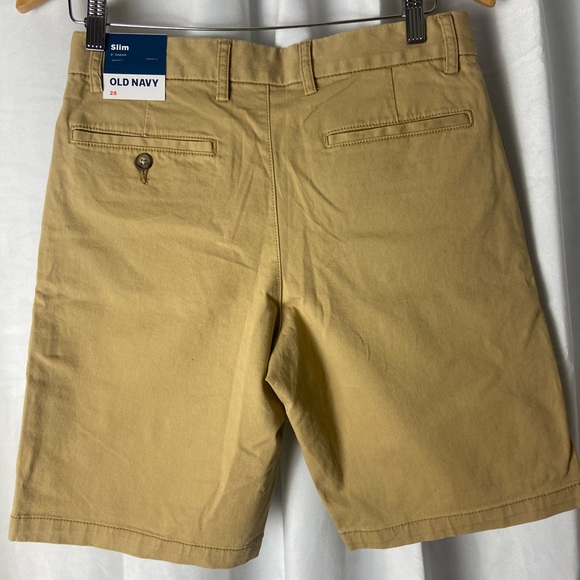 Old Navy Slim Khaki Shorts Size 28 NEW - Picture 5 of 7